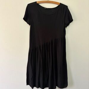 Peruvian connection black tunic dress